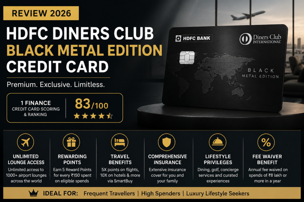 HDFC Diners Club Black Metal Edition Credit Card Review 2026