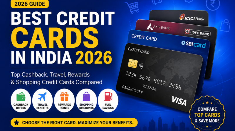 India's Best Credit Cards in 2026: Top Cashback, Travel, Rewards & Shopping Cards Compared